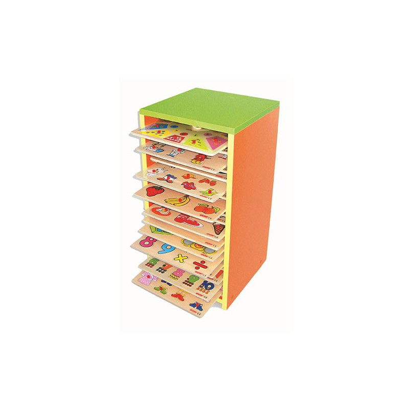 20’Li Ahşap Puzzle Dolabı KD-629