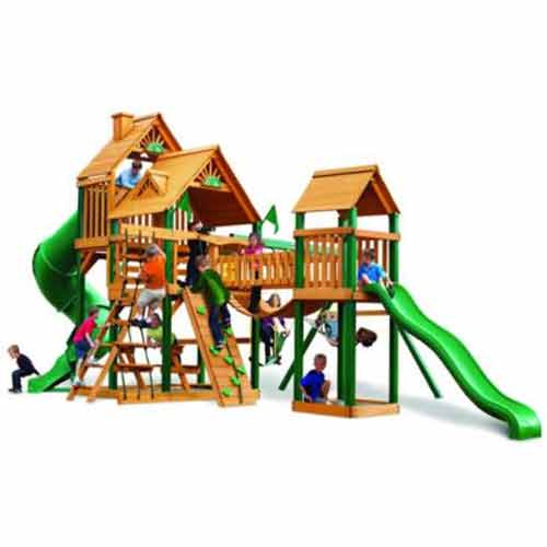 3 Kuleli Ahşap Oyun Parkı KD-709