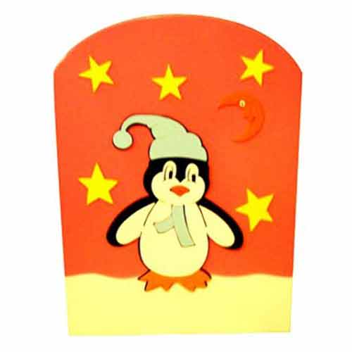 Kırmızı Penguen Lavabo Bölmesi KO2454