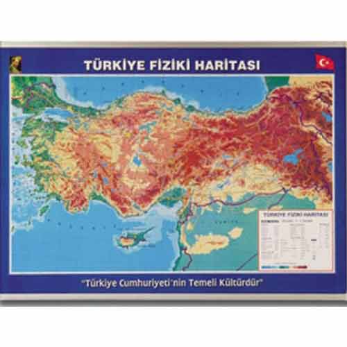 Türkiye Fiziki Haritası KO015