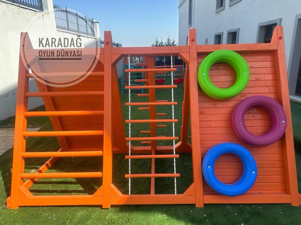 Tırmanmalı Ahşap Oyun Parkı KD-453