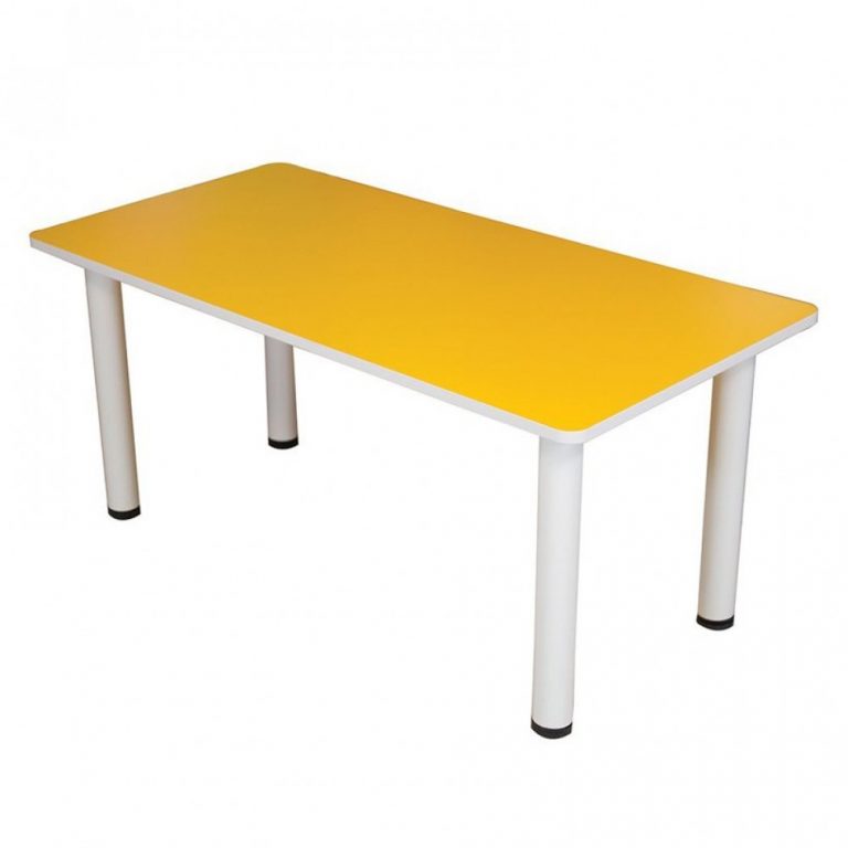 Metal Ayaklı Ahşap Masa 70×140 KD-408