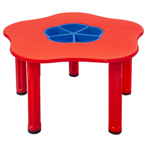 Eğitici Kum Masası Mavi-Kırmızı  KD-4145